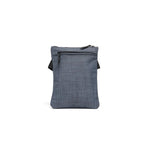 Mueslii crossbody,  made of water resistant canvas nylon, color slate grey, back view.