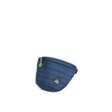 Mueslii puffer waist bag, made of high density nylon and Ykk zips, color high tech blue, medium size.