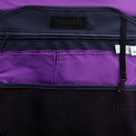 Mueslii small backpack, made of PU coated waterproof nylon, with a laptop compartment, color blue, inside view.