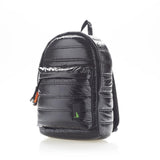 Mueslii original puffer daily backpack made of high density nylon and Ykk zips, color black, capacity 15 liters.
