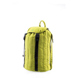 Mueslii puffer top loader made of Cordura nylon and Ykk zips. Contrasting inner chequered fabric.