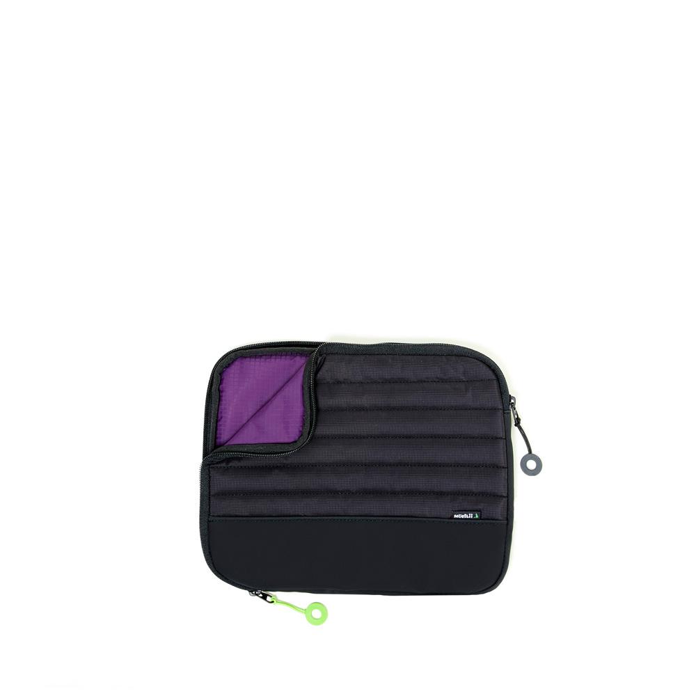 Mueslii padded iPad sleeves made of rip stop nylon and Ykk zips.