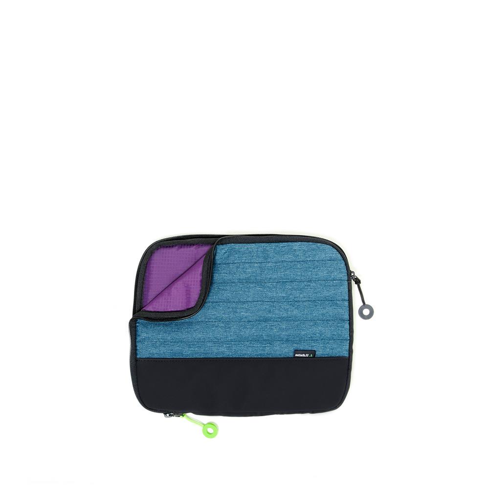 Mueslii padded iPad sleeves made of rip stop nylon and Ykk zips.