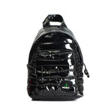 Mueslii original puffer extra small pack made of high density nylon and Ykk zips, color black, capacity 4 liters.
